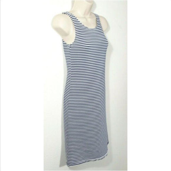 ZARA Striped Textured Bodycon Tank Dress 2537E1M - Picture 2 of 8